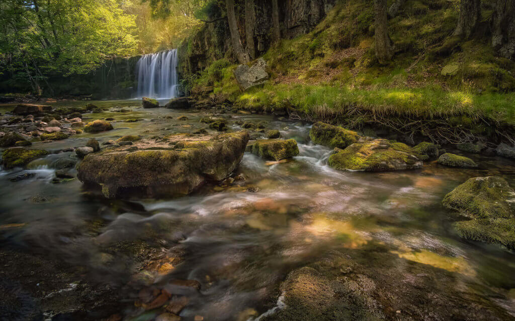 Pontneddfechan, Brecon Beacons, Wales, UK,