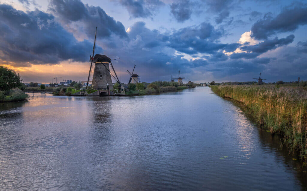 Sunset Kinderdijk