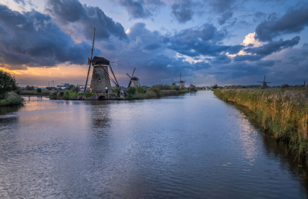 Sunset Kinderdijk