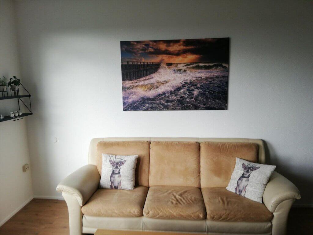 Customer photo: canvas storm at Westkapelle