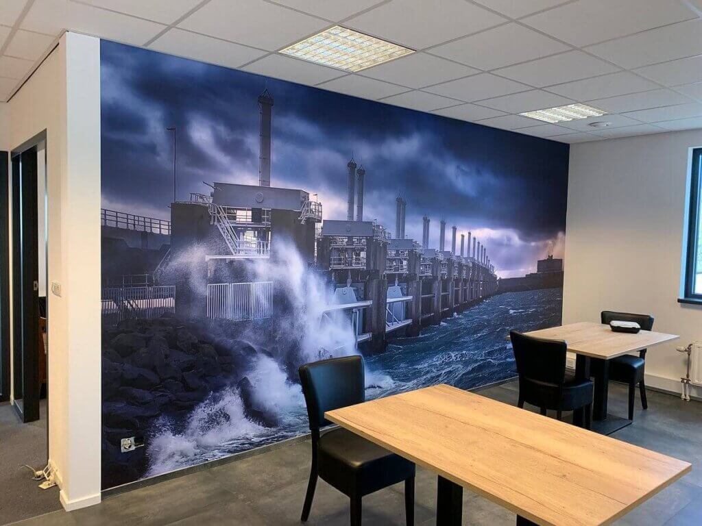 Customer photo: wallpaper storm at Neeltje Jans