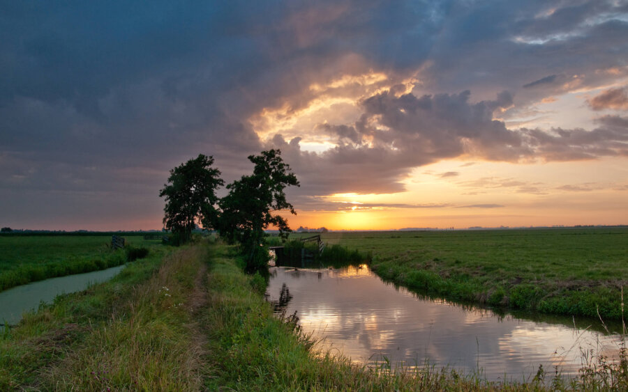A beautiful sunrise at De Donkse Laagte.