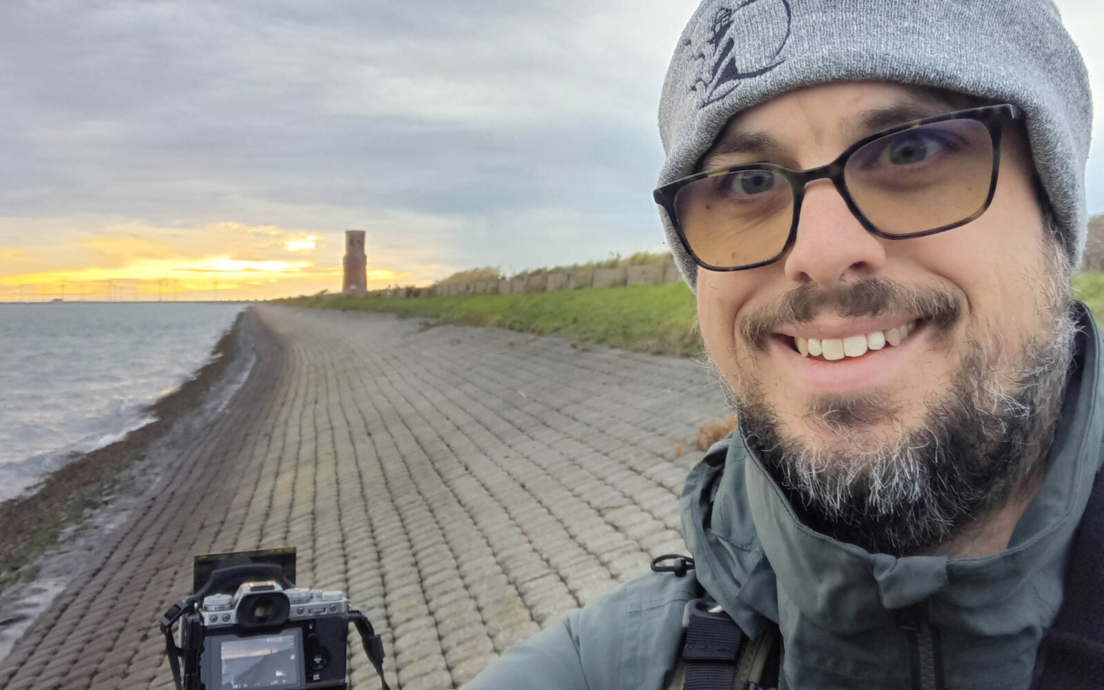 Sander Poppe, landscape photography, in the field.